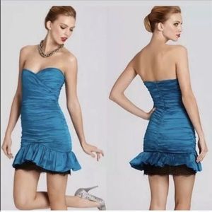 Strapless cocktail dress